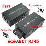 Media konwerter GIGABIT jednomodowy mini fiber para 2szt