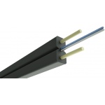 Kabel światłowodowy 2J płaski OPTIX cable ARP ZW-NOTKSdp 1x9/125 ITU-T G.657A2 Czarny