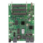 RouterBoard 433GL, 3x LAN, 3x MiniPCI, 128MB SD-RAM