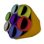 Wiązka mikrorurek grubościennych MTB WPW-MG 7x12/8